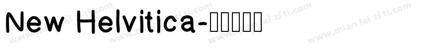 New Helvitica字体转换